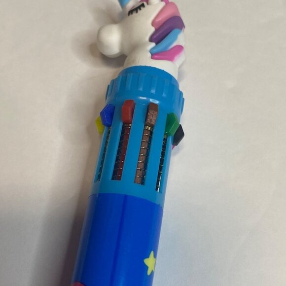 10 Colors Unicorn Ballpoint Ink Pen Writing Tool Multicolor ink - Picture 3 of 6